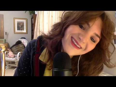 ASMR kisses, lipstick application, mouth sounds, whispering ...