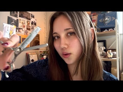 asmr haircut