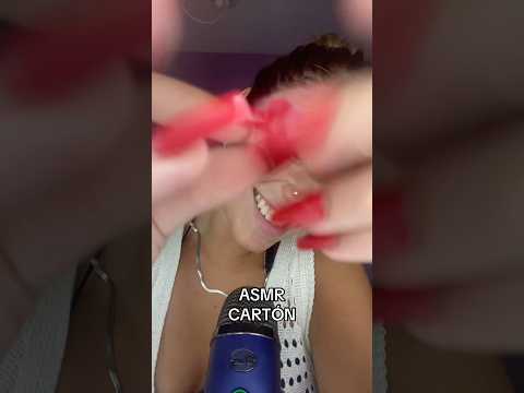 ASMR CARTÓN ☺️ #asmr #relax #tingles #whispering