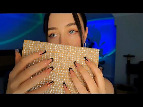 tappy scratchy asmr on textured items (no talking)