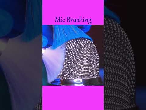 ASMR Relaxing Sounds ❤️ Mic Brushing, Wood Scratching & more #shorts