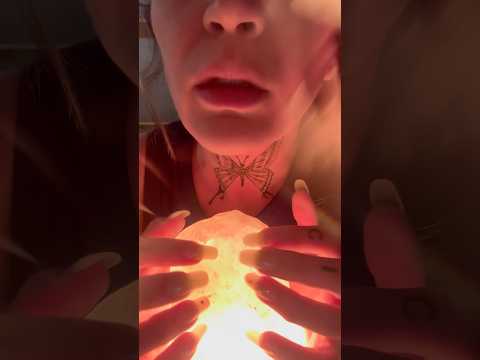 ASMR Himalayan salt soft nail tapping with relaxation sounds #shorts #calm #asmr