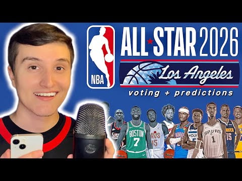 ASMR | My 2026 NBA ALL-STAR Votes 🏀💤 (picks & predictions)