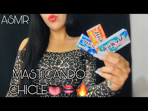 🔥👄ASMR MASTICANDO CHICLE🧠👄