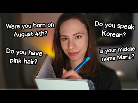 ASMR If You Say YES...You Can Go To Sleep 💤 200 Easy Personal Questions
