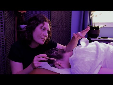 ASMR Moxibustion Healing with Energy Manipulation & Plucking