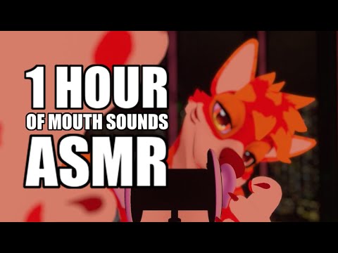 [Furry ASMR] The most relaxing Mouth Sounds video ❤️ (+ Positive Affirmations) [1 Hour]