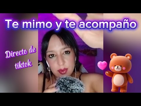 ASMR en vivo con sonidos y cariño. Te mimo y te acompaño 
