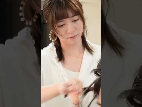 ASMR 大人気の女性理容師 : 玉山さん #asmr #ヘアカット #理容室 #barbershop #haircut