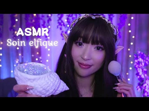 ASMR 🌙 SOIN ELFIQUE 🔮 Un rituel magique pour apaiser ton esprit (triggers visuel, layered sounds) 🐚