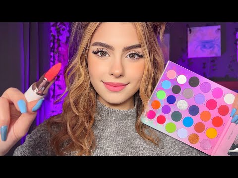 ASMR Doing Your Makeup FAST FOR SLEEP 💄 Fast & Aggressive, Layered Personal Attention Satisfying 😴