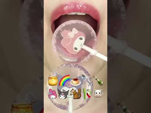 asmr EMOJI FOOD eating sounds(sped up)#asmr#asmrsounds #asmrsounds #audio
