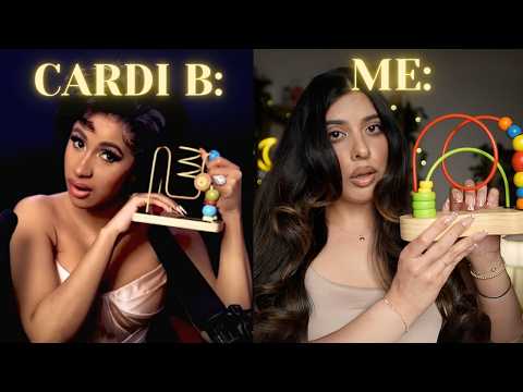 ASMR Tapping like Cardi B For 1 Hour