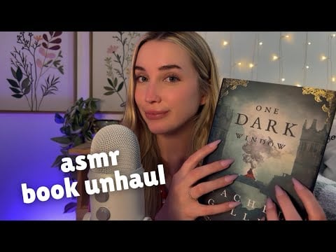 ASMR book unhaul (lots of book triggers)