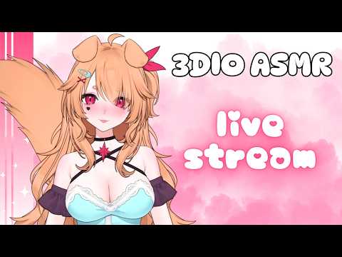 3DIO ASMR ♡ Puppy GF Licks You Clean! ˖ ࣪⚝⋆ kisses, soft speaking~