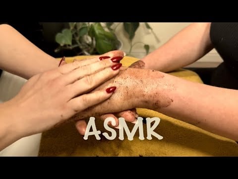 ASMR Hand Massage and Exfoliation for Deep Relaxation and Stress Relief 