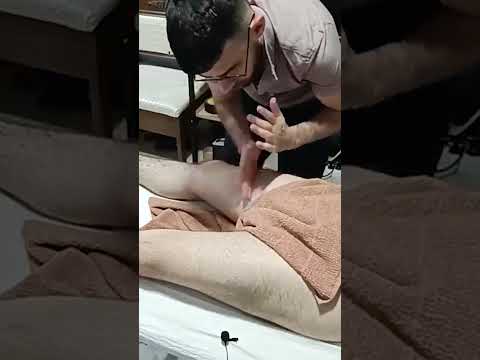 ASMR FRONT LEG AND FOOT MASSAGE RELAXING THERAPY #shorts #massage #asmr #chiropractic #relaxing