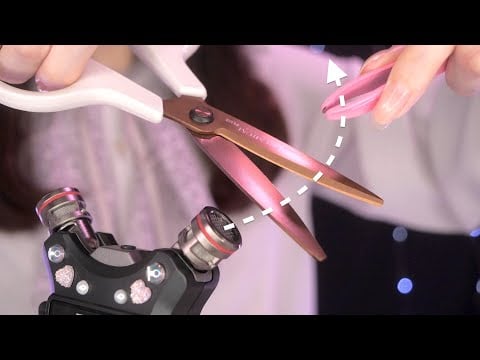 ASMR Tingly Brain Penetrating Unpredictable Invisible Triggers ✂️ Mic Pulling