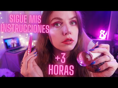 + 3 HORAS ASMR SIGUE MIS INSTRUCCIONES DE OREJA A OREJA