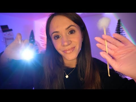 ASMR Skincare Consultation & Face Exam (questions & typing, face touching, latex gloves)