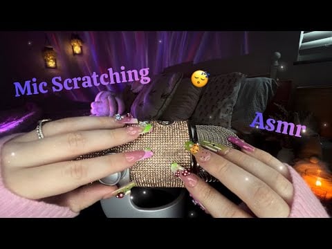 Asmr Mic Scratching For Sleep 😴 Long Nails, Camera Tapping, Minimal Talking for Sleep 😴 