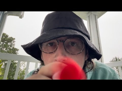ASMR Cranial Nerve Exam in a Thunderstorm (2 Minute Version)