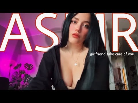 ASMR: your girlfriend take care of you with hand massage 