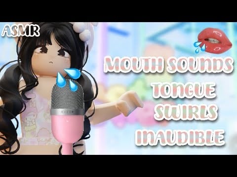 ROBLOX ASMR ★ Intense & Relaxing Mouth sounds + Tongue Swirls + Inaudible for sleep
