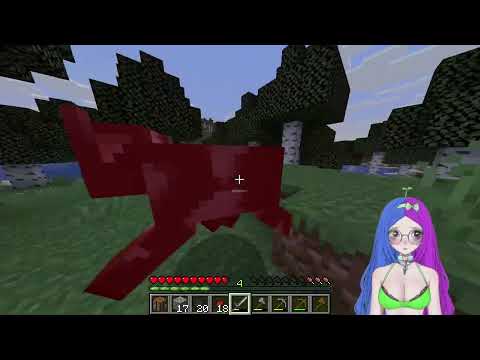 ASMR 🍬🕹️Minecraft survival gameplay with lollipop (New World!) 