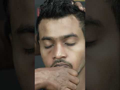 Satisfying Body Massage With Lots Of Cracking By Big Eyes Barber ASMR #shorts