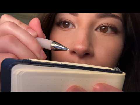 drawing u with ballpoint pens (asmr)