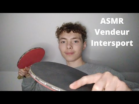 ASMR FR : Roleplay 🏓vendeur intersport🏓
