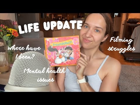 ASMR Have Coffee With Me ☕️ | Life Update (Whispering, Tapping, Mic Scratching, Book Triggers)