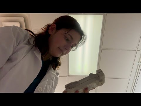ASMR| Seeing the OBGYN- 14 week prenatal visit! (Real medical office, soft spoken roleplay)