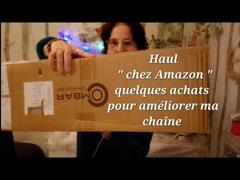 #Asmr Français #Haul Chez "Amazon" quelques achats pour améliorer ma chaîne