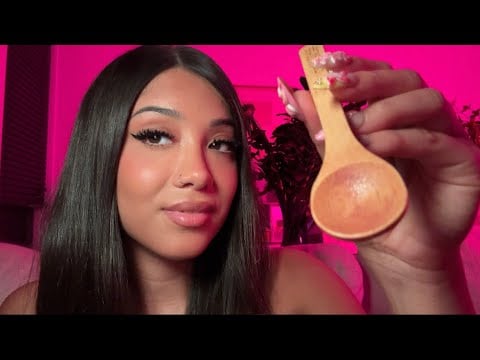 ASMR| Eating Your Face For 1 Hour 🥄 Wooden Spoon Mouth Sounds 