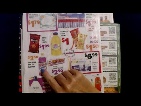 ASMR | Sales Circulars & Coupon Sheets Show & Tell (Whisper)