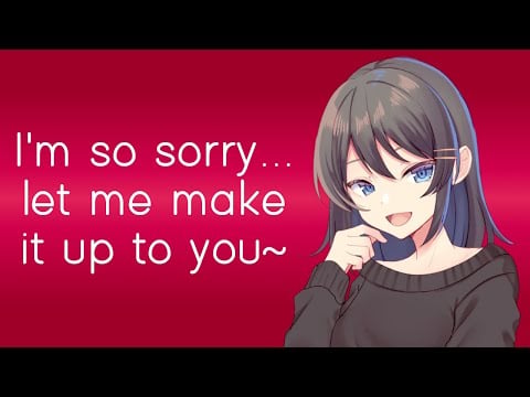 Girlfriend Kisses You Until You Forgive Her (ASMR Roleplay) [F4A]