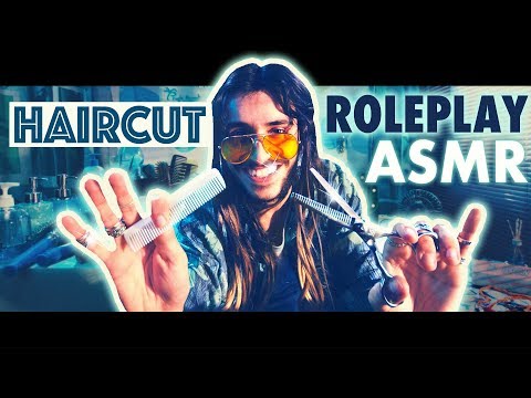 ASMR HAIRCUT 💇‍♂️ROLEPLAY BARBERSHOP Unisex 1980’s 💈Realistic 3D Binaural 🎧