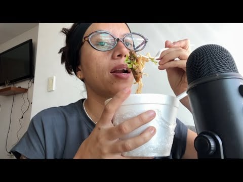 ASMR birriamen 🍜y platica de chava fresca no tan fresca 