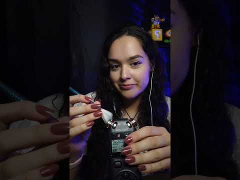 ASMR pincel no microfone tascam #asmr #asmrbrasil