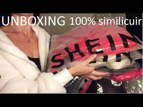 {ASMR} Unboxing similicuir SHEIN * sacs et vêtements