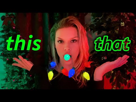ASMR 125 This or That Questions for the Holidays 🎁