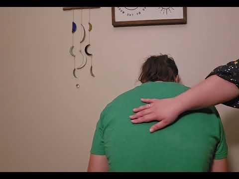 🌹 ASMR Back Attention with Jade Roller and Rose Quartz Gua Sha Tool (Soft Spoken Whispers)🌹