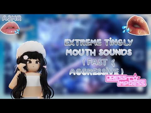 ROBLOX ASMR ★ TINGLY LAYERED MOUTH SOUNDS  💞👄💦 | DRESS TO IMPRESS