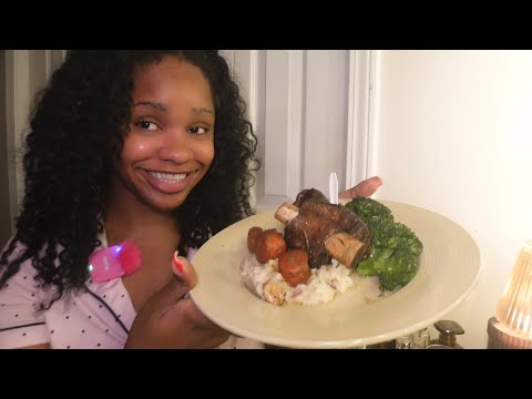 ASMR Braised Short Ribs Mukbang