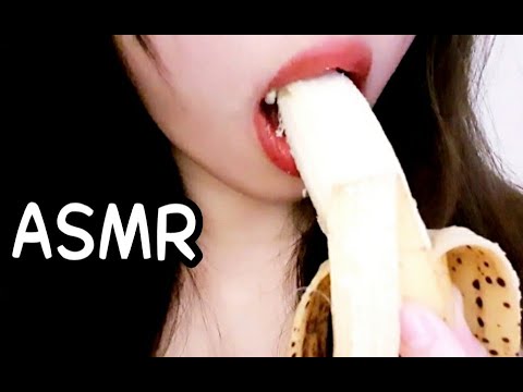 [ASMR🍌🍌]찐득찐득 바나나 과일 팅클 먹방|Sticky Banana Mukbang|Asmr Eating Sounds| No Talking|ベトベトベトベトバナナを食べる音