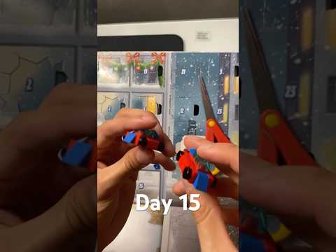 ASMR Day 15 Of The Lego Spiderman Advent Calendar🕷️ #asmr #holiday #adventcalendar #spiderman #lego