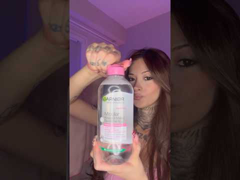 sen uyumadan makyajını çıkaralım 🧼 #garnierskincare #prgift #asmr #skincare
