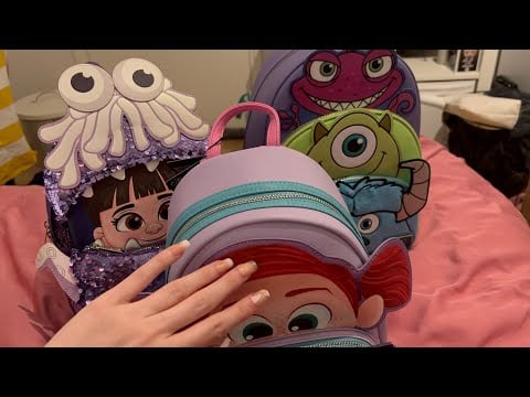 ASMR Bag Tapping & Scratching | Different Textures for Deep Tingles & Sleep | Loungefly